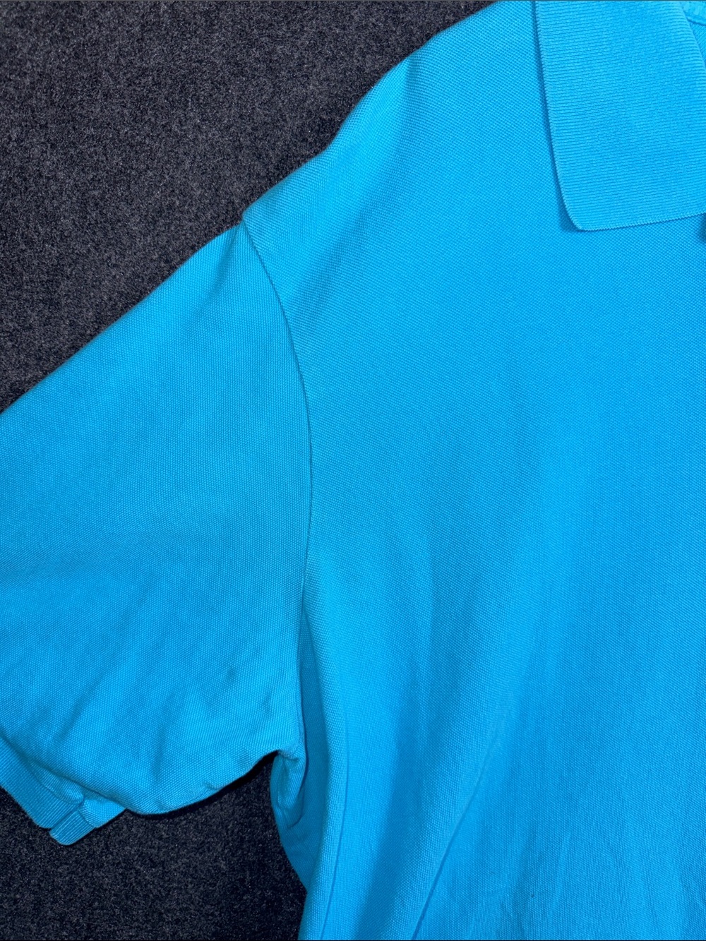 Polo by Ralph Lauren Men’s Polo Shirt in Turquoise with Pink Pony - Picture 5 of 9